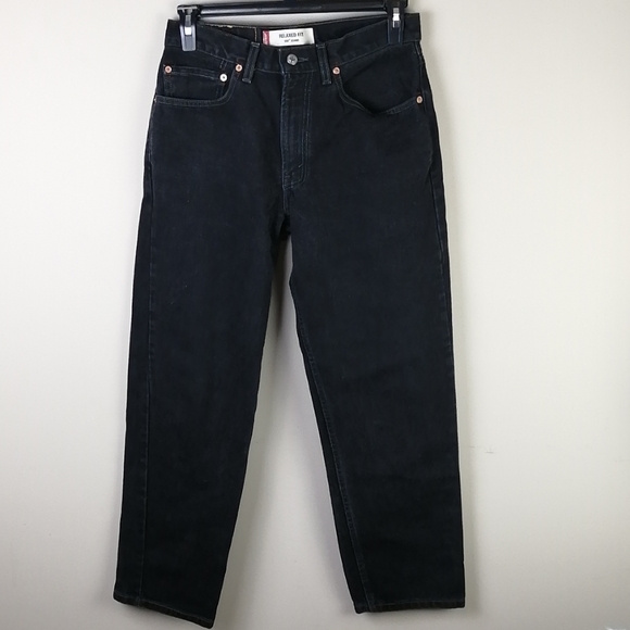 Levi's Other - Levi's 550 black tapered leg jeans
